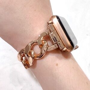 Rose Gold Chain Apple Watch Band (38/40/41mm)